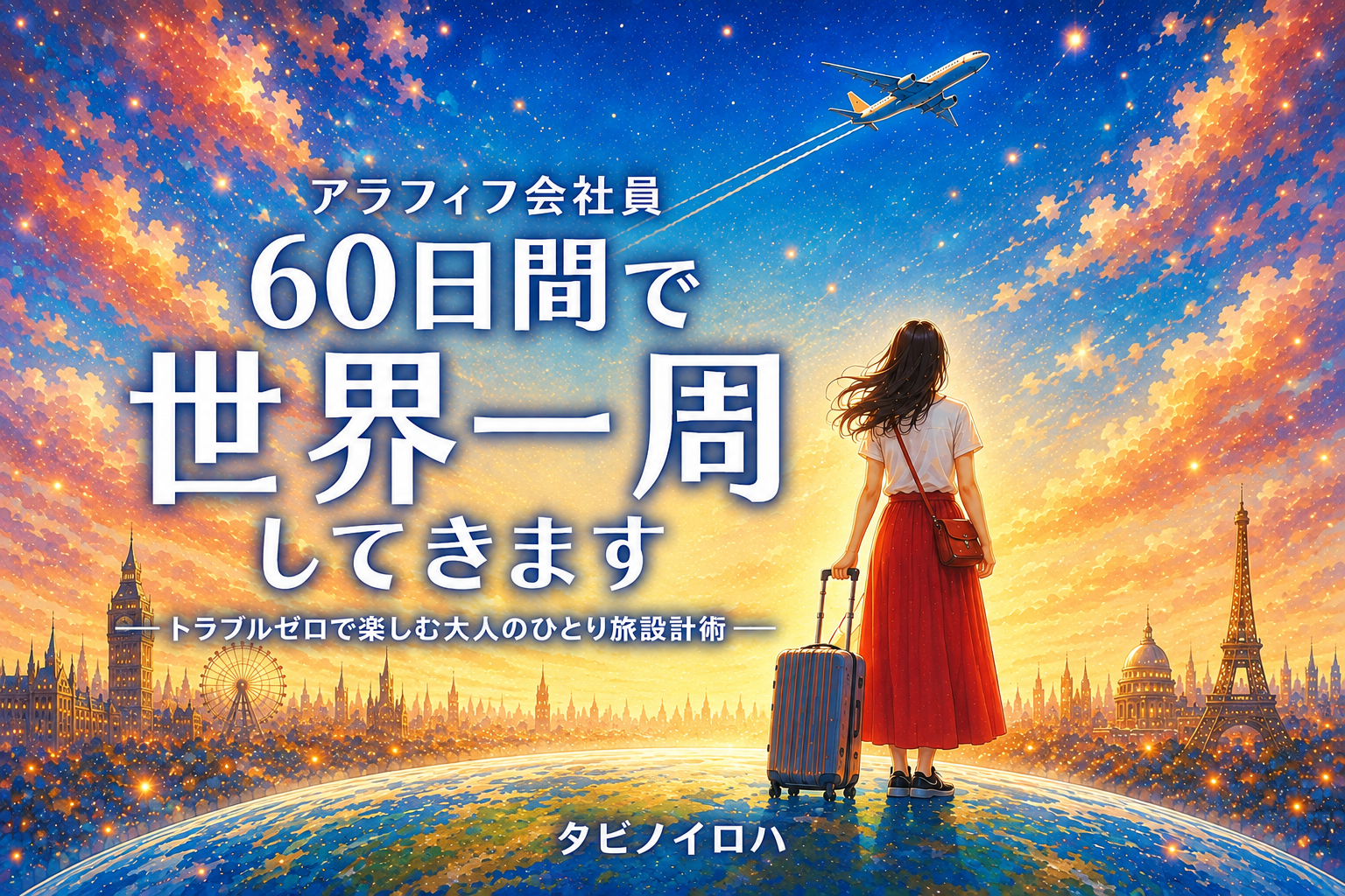 アラフィフ会社員の世界一周｜有給40日と土日で60日間・14カ国をまわった全記録
